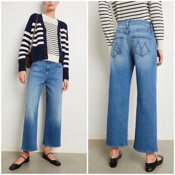 💕MOTHER💕 The Dodger Ankle Jeans ~ Work Hard Play Hard 32 NWT - Picture 5 of 16